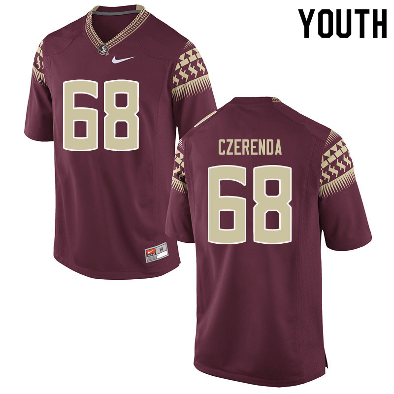 Youth #68 Jeremy Czerenda Florida State Seminoles College Football Jerseys Sale-Garent